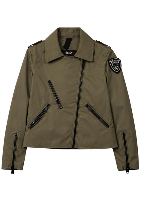 Green nylon jacket for girls BLAUER | 01389VERDE