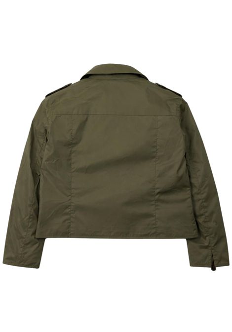 Green nylon jacket for girls BLAUER | 01389VERDE