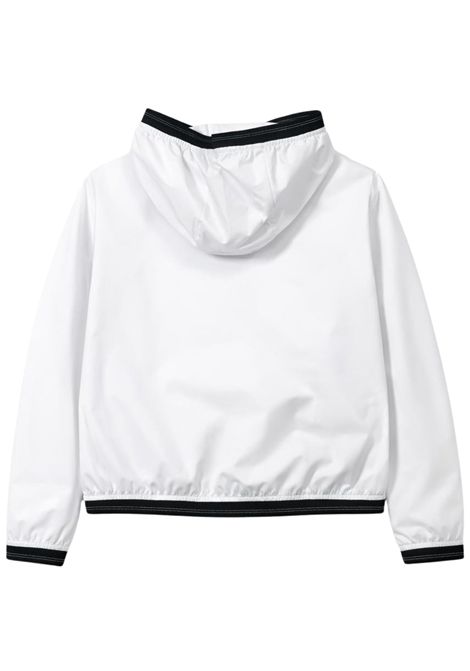 White nylon jacket for girls BLAUER | 01402BIANCO