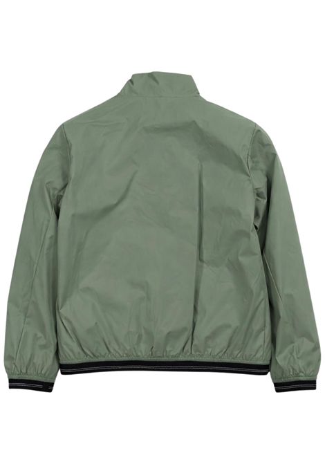 Green nylon jacket for children BLAUER | 01405VERDE