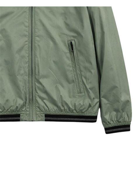Green nylon jacket for children BLAUER | 01405VERDE