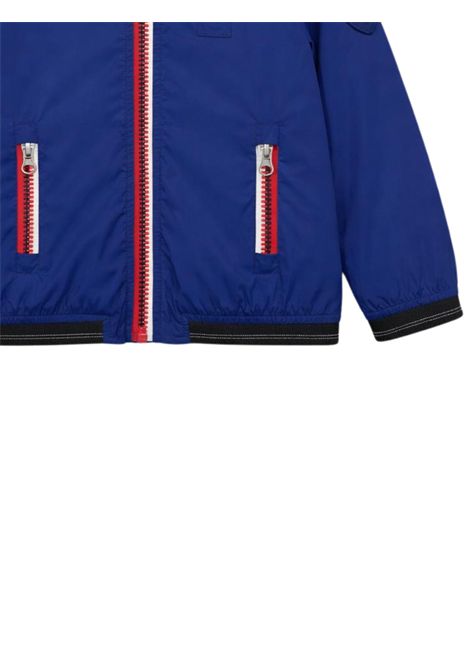 Giubbino neonato blu con cappuccio BLAUER | 01430BLU