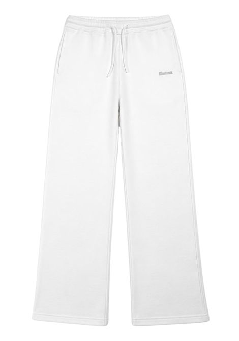 Pantalone bambina bianco in cotone BLAUER | 01510BIANCO