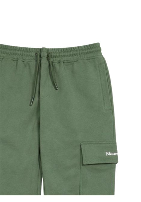 Pantalone bambina verde in cotone BLAUER | 01520VERDE