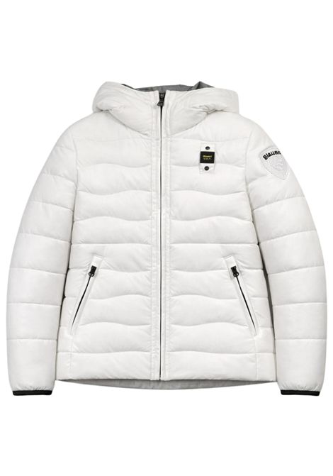Giubbino bambino bianco in nylon BLAUER | 02364BIANCO