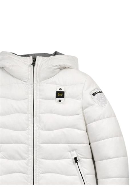 Giubbino bambino bianco in nylon BLAUER | 02364BIANCO