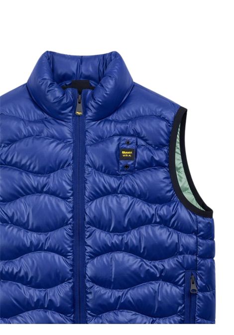 Smanicato bambino blu trapuntato BLAUER | 02365BLU