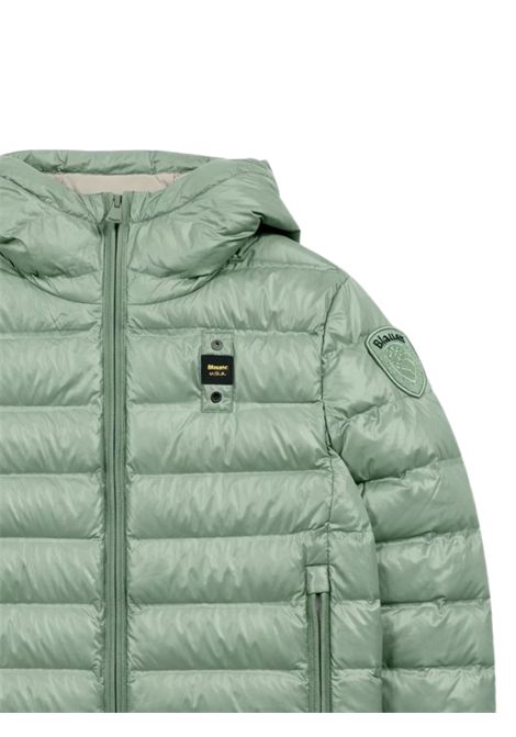 Green unisex jacket with hood BLAUER | 02366VERDE