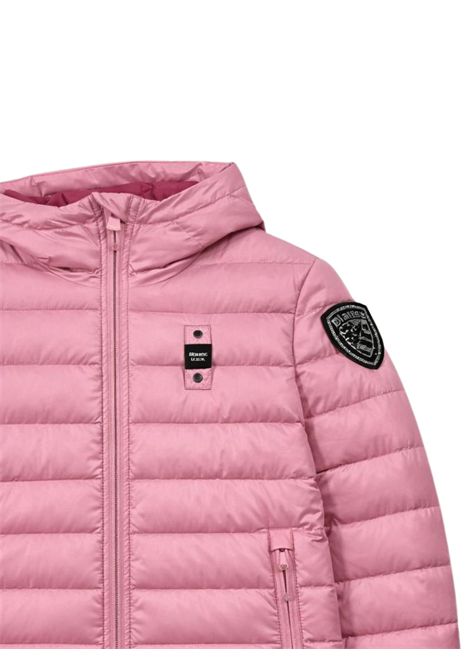 Pink girls' jacket with hood BLAUER | 02377ROSA
