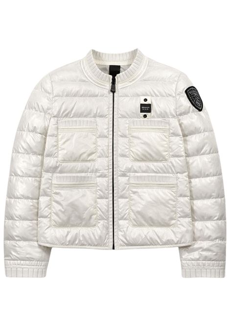 White girls' jacket BLAUER | 02382BIANCO