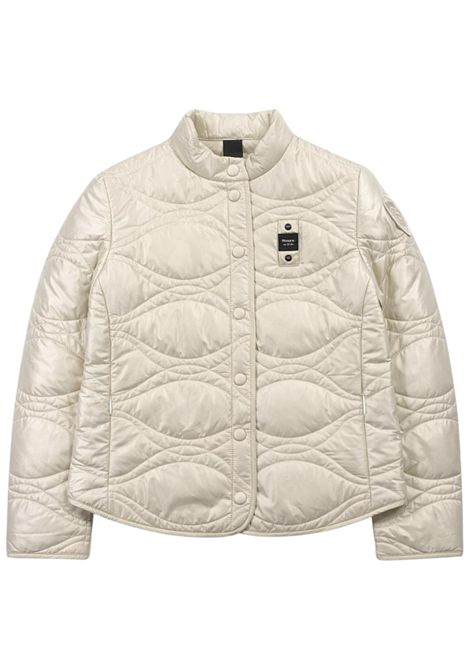 White girls' jacket BLAUER | 02383BIANCO