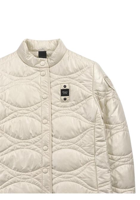 White girls' jacket BLAUER | 02383BIANCO