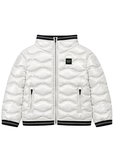 Giubbino neonato bianco con cappuccio BLAUER | 02422BIANCO