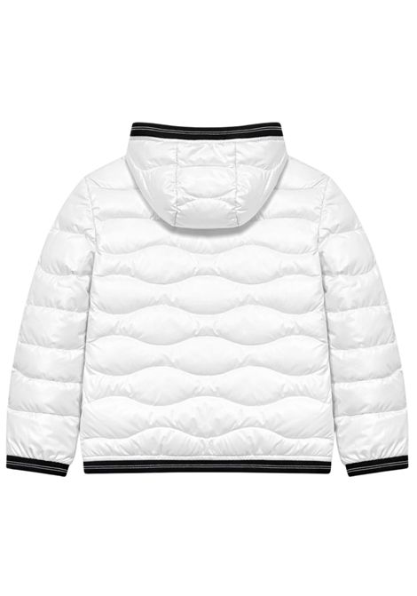 Giubbino neonato bianco con cappuccio BLAUER | 02422BIANCO