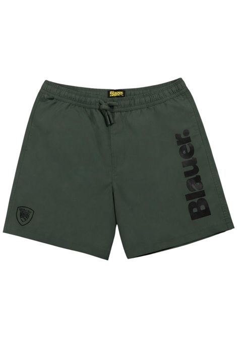 Costume da bagno bambino verde BLAUER | 02491VERDE