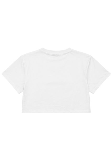 T-shirt bambina bianca in cotone BLAUER | 02502BIANCO
