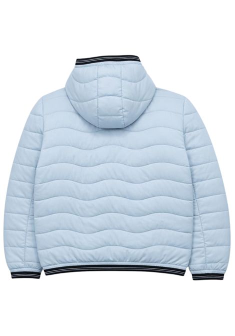 Giubbino bambino azzurro in nylon BLAUER | 03373AZZURRO