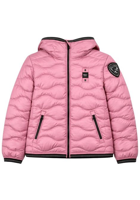 Pink girls' jacket with hood BLAUER | 03410ROSA