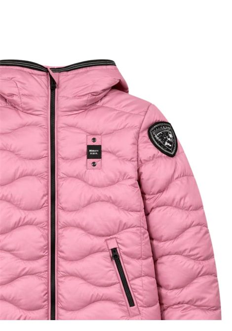 Pink girls' jacket with hood BLAUER | 03410ROSA