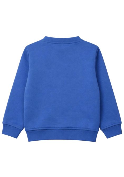 Felpa neonato azzurra in cotone BLAUER | 03497AZZURRO