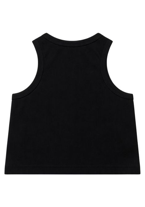 Canotta bambina nera in cotone BLAUER | 03504NERO