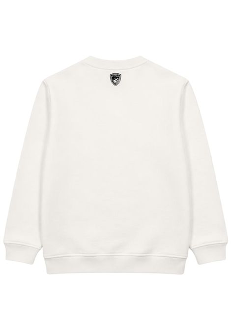 White cotton children's sweatshirt BLAUER | 03528BIANCO