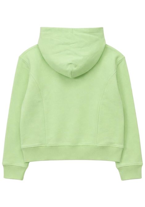 Felpa bambina verde in cotone BLAUER | 08505VERDE