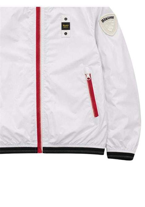White children's jacket with hood BLAUER | 11401BIANCO