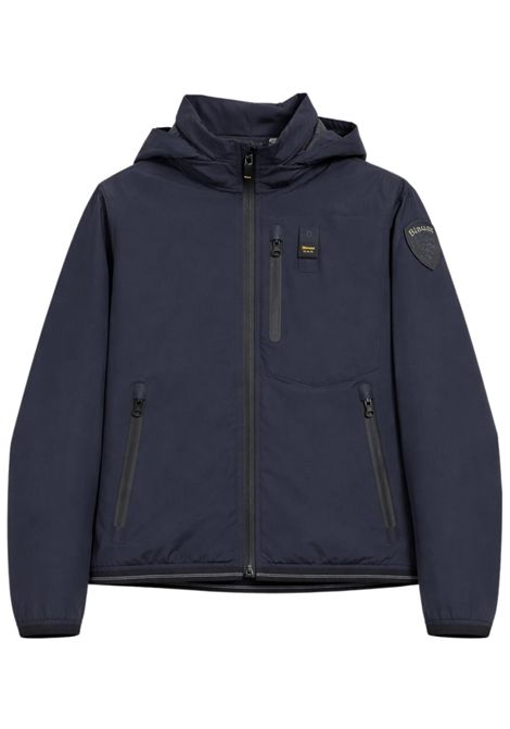 Giubbino bambino blu con cappuccio BLAUER | 11423BLU