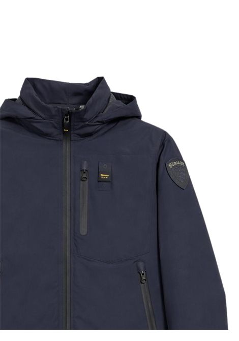Giubbino bambino blu con cappuccio BLAUER | 11423BLU