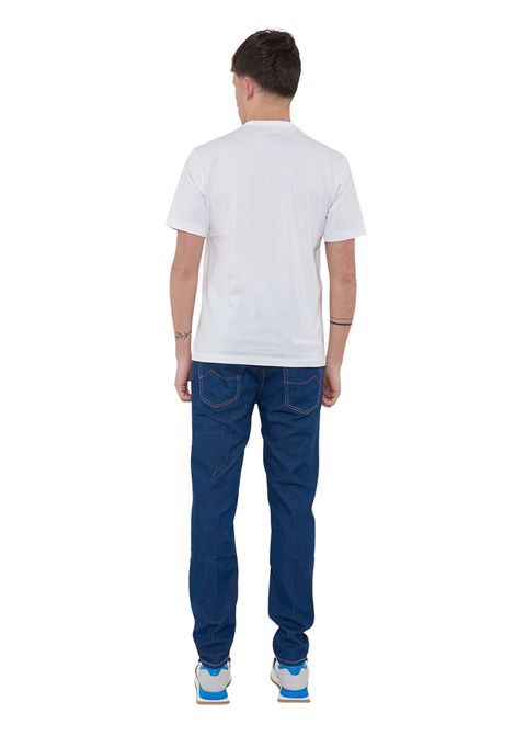 T-shirt bambino bianca in cotone BLAUER | ALEXANDER/MOBIANCO