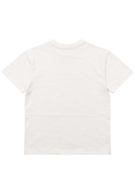 Unisex white cotton T-shirt BLAUER | ALGONQUINBIANCO
