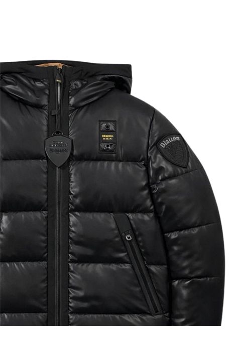 Giubbino unisex nero con cappuccio BLAUER | BRYANTNERO