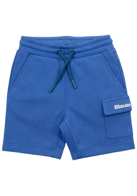 Shorts neonato azzurro in cotone BLAUER | CHANDLERAZZURRO