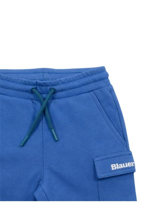 Shorts neonato azzurro in cotone BLAUER | CHANDLERAZZURRO