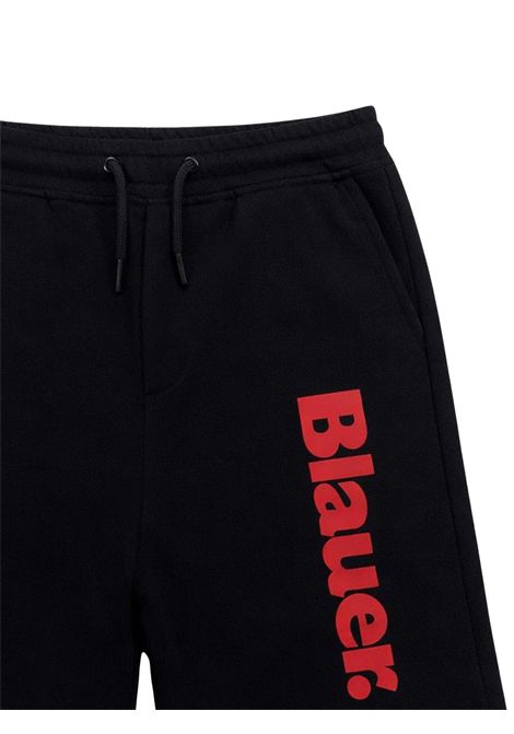 Bermuda unisex nero in cotone BLAUER | DAVENPORTNERO