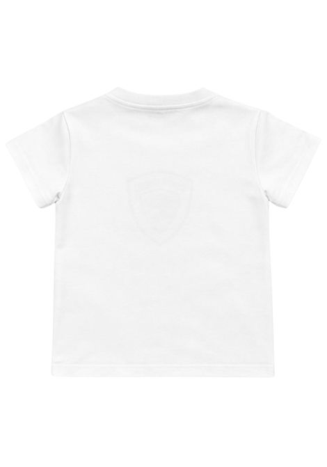 T-shirt neonato bianca in cotone BLAUER | FOXBIANCO