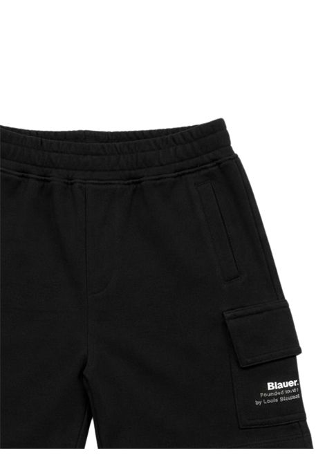Bermuda unisex nero in cotone BLAUER | KNOWLTONNERO