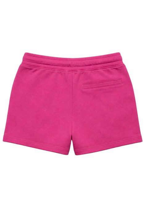 Shorts bambina fucsia in cotone BLAUER | LINDENFUCSIA