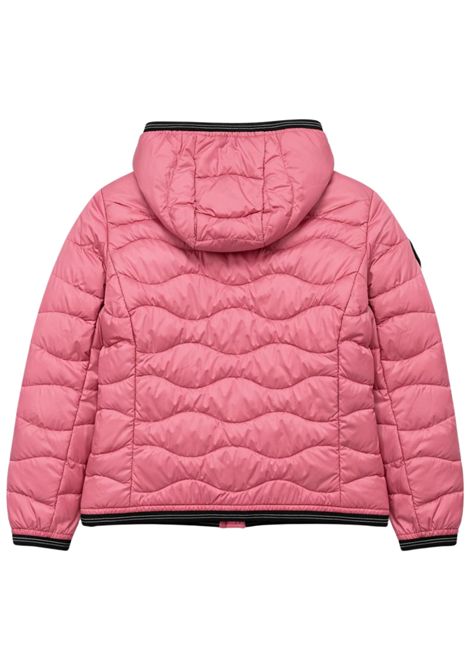 Pink padded jacket for girls BLAUER | LOWELLROSA