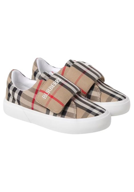 Vintage Check Burberry Kids sneakers in jacquard canvas Burberry | 8079075/MACHECK
