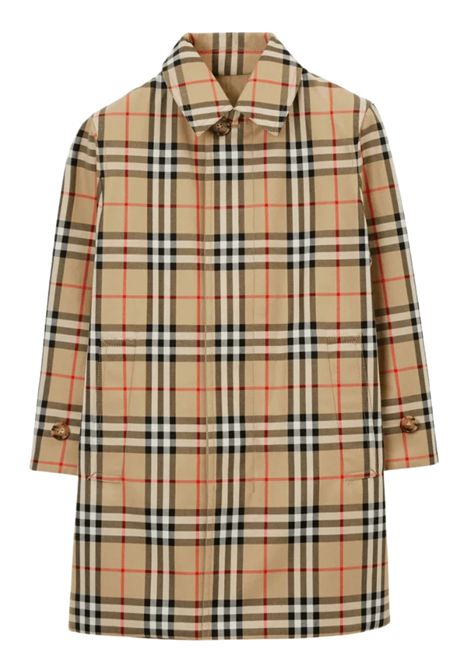 Unisex check cotton trench coat Burberry | 8096192/MACHECK