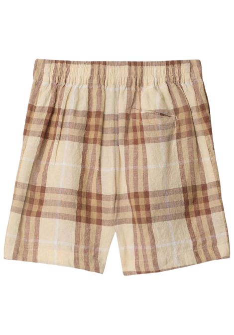 Bermuda bambino check in lino Burberry | 8100046/MACHECK