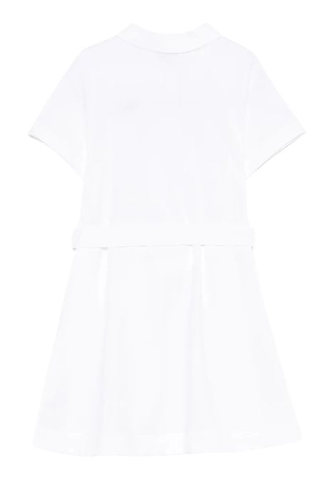 Abito bambina bianco in cotone Burberry | 8100494/MABIANCO