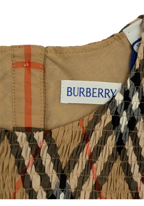 Baby girl's cotton check blouse Burberry | 8100547/MACHECK