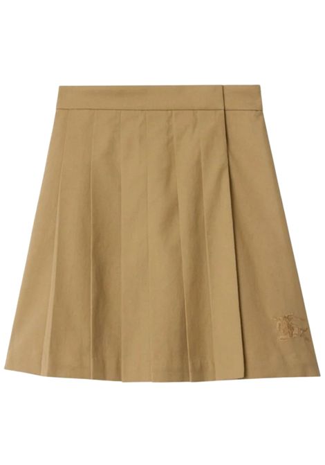 Beige cotton skirt for girls Burberry | 8100749/MABEIGE