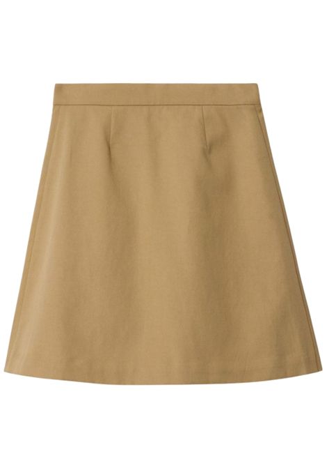 Beige cotton skirt for girls Burberry | 8100749/MABEIGE