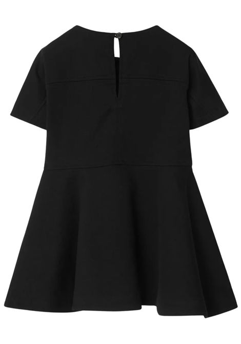 Abito bambina nero in cotone Burberry | 8104213/MANERO