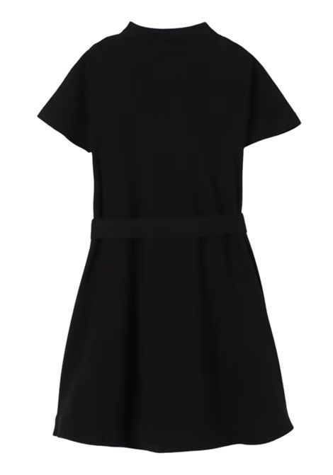 Abito bambina nero in cotone Burberry | 8105084/MANERO