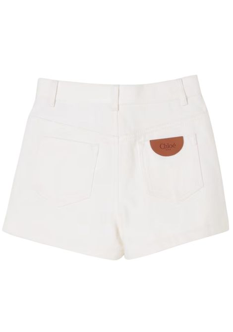 Girls' sand cotton shorts Chloé | C20470/MASABBIA
